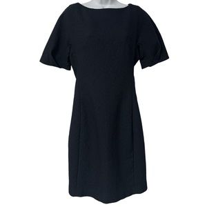 MM LAFLEUR Susanna Pebble Jacquard Black/Navy Dress Size 6